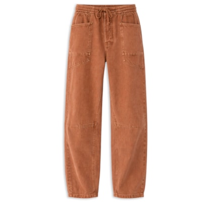 Calça Feminina Soft Sarja I26 - Marrom