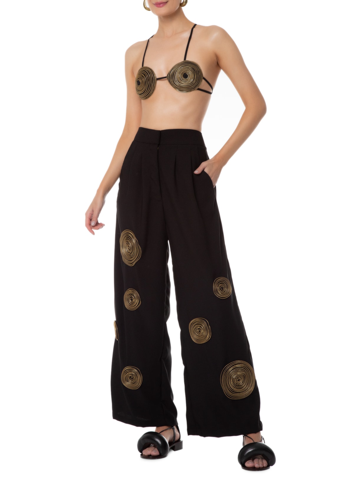 Calça Feminina Solis Preto Sau