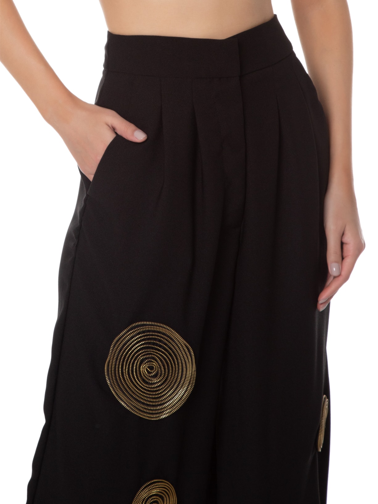 Calça Feminina Solis Preto Sau