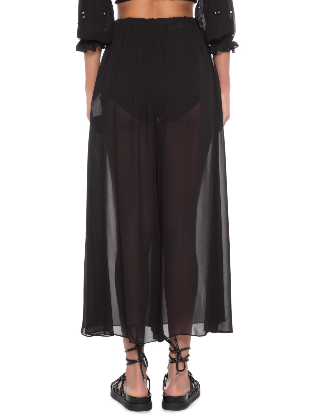 Calça Feminina Sparkle Noite Preto Animale