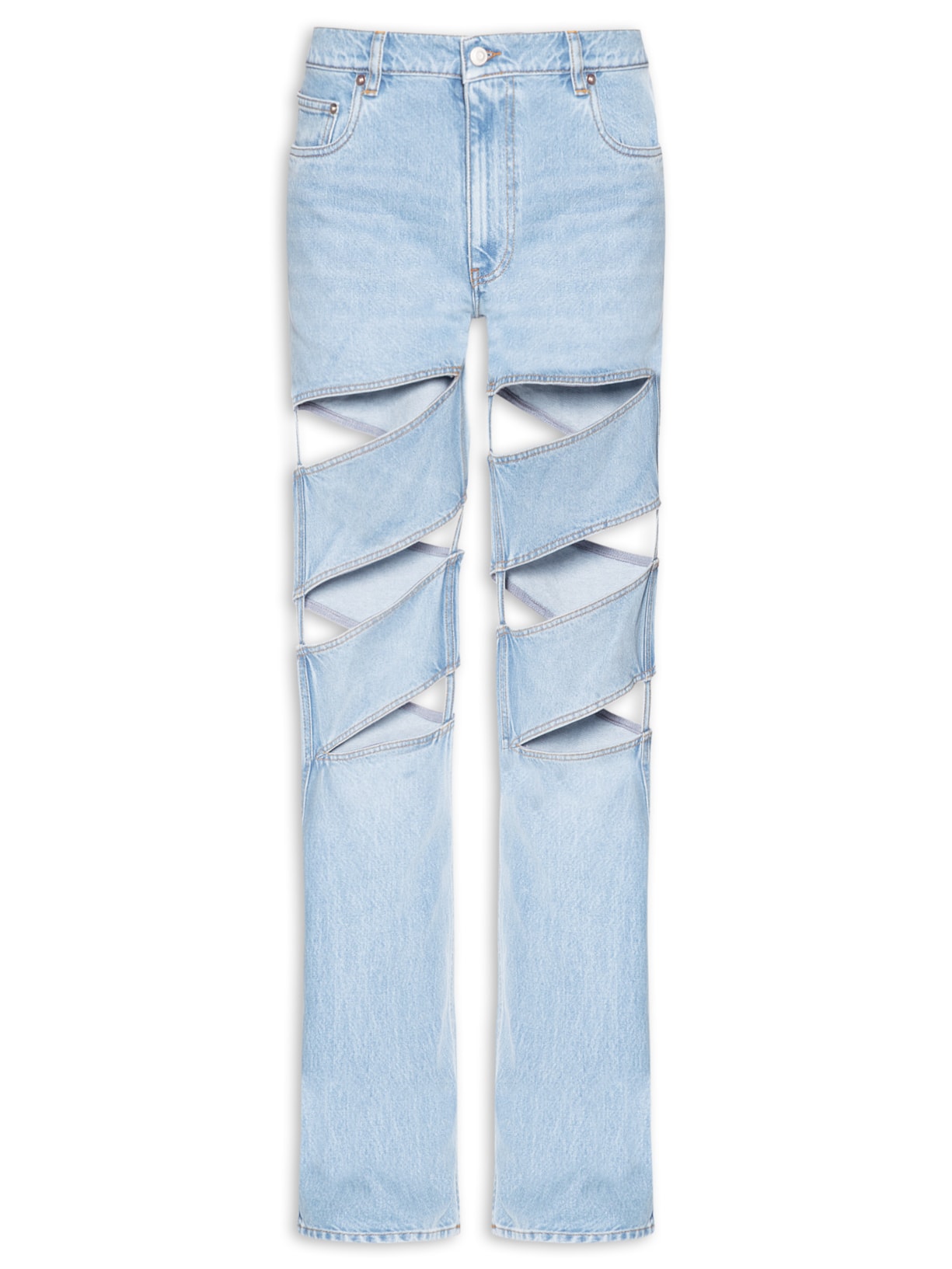 Calça Feminina Spiral Denim - Azul
