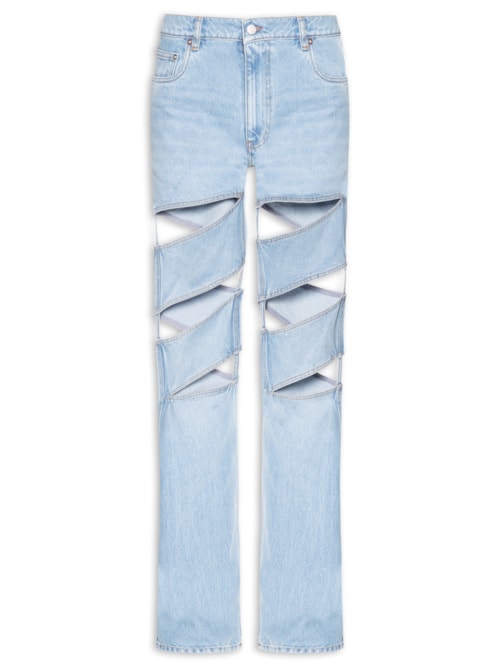 Calça Feminina Spiral Denim - Azul