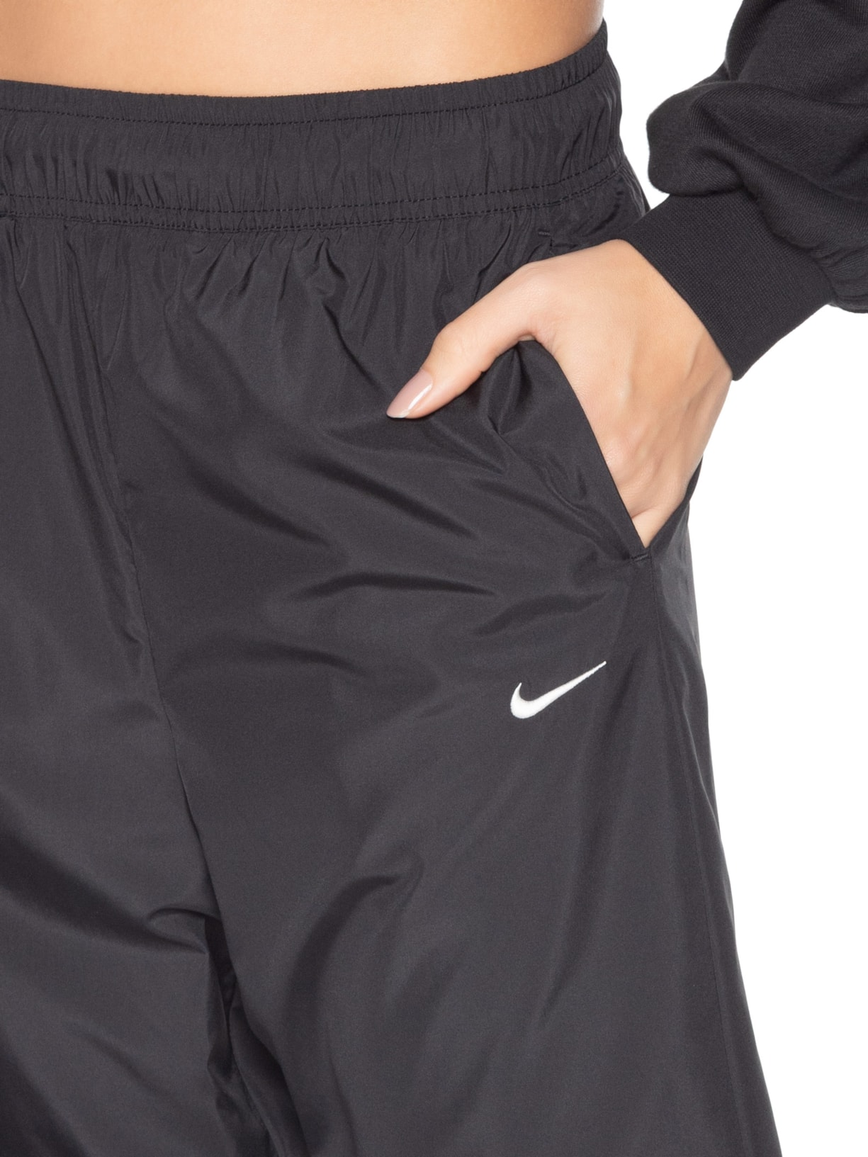 Calça Feminina Sportwear Classic Women's Open-Hem Preto Nike