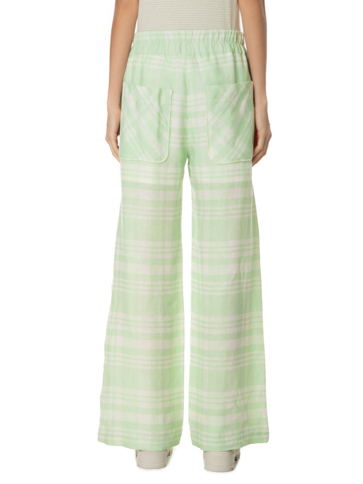 Calça Feminina Spot Flare Vichy V24 Verde Mixed