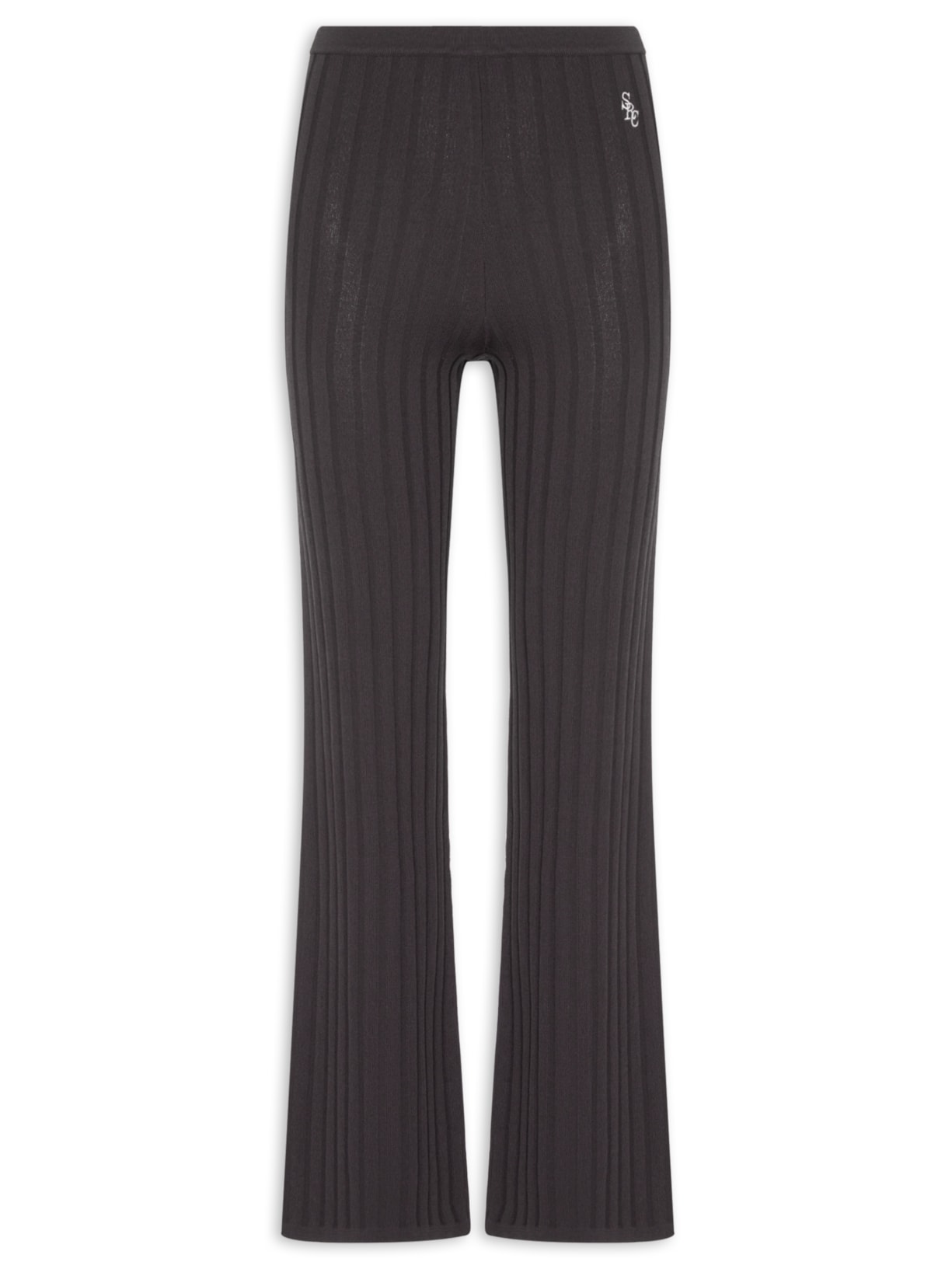 Calça Feminina SRC Ribbed  – Marrom Sporty & Rich