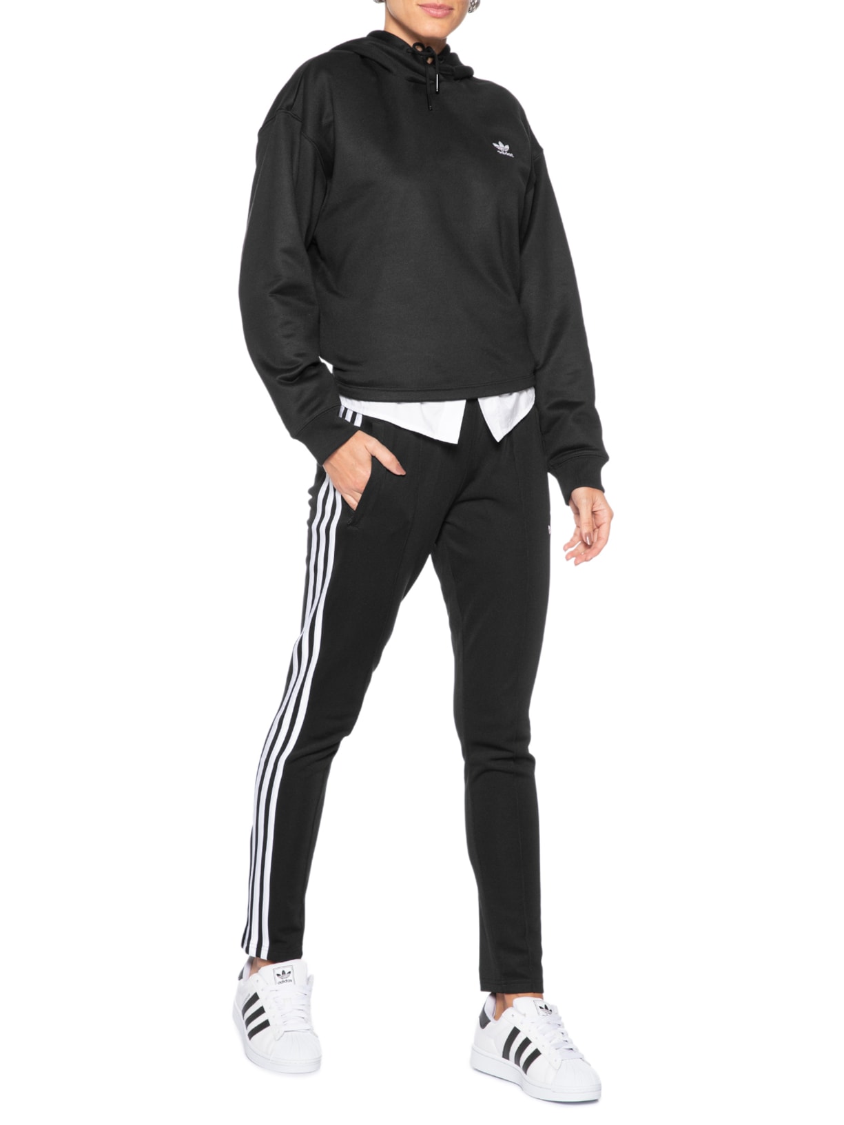 Calça Feminina SST Classic Track Tb Preto Adidas Originals