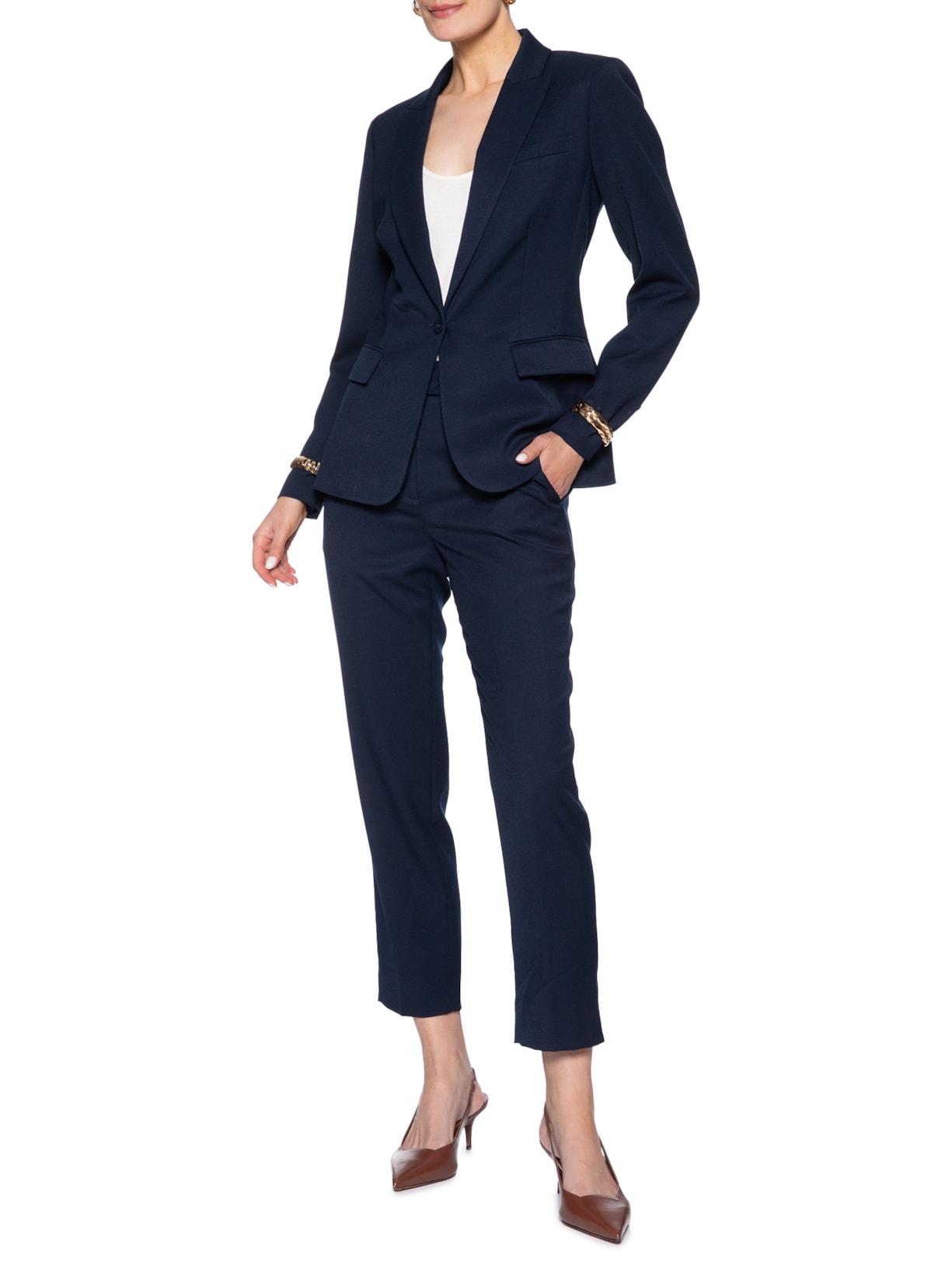 Calça Feminina Stella Azul Le Lis