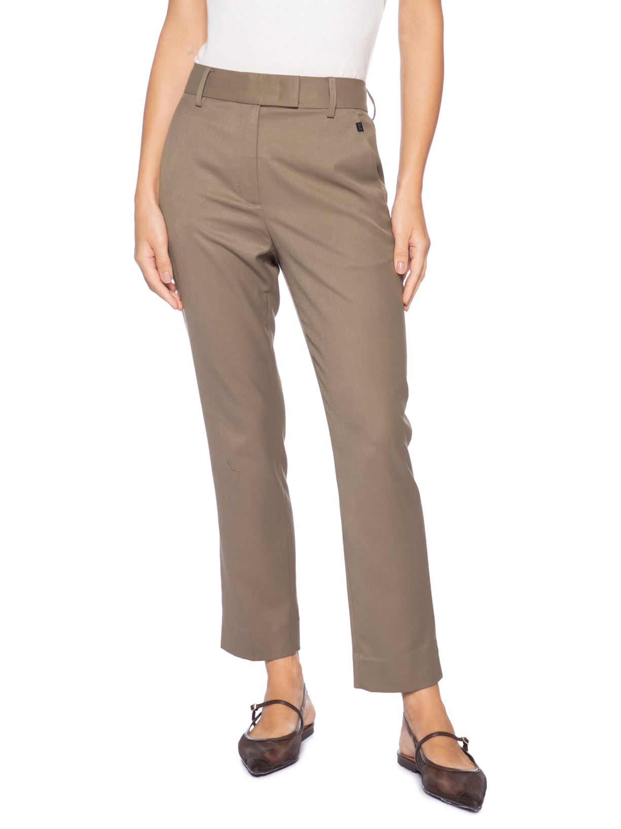 Calça Feminina Stella Marrom Le Lis