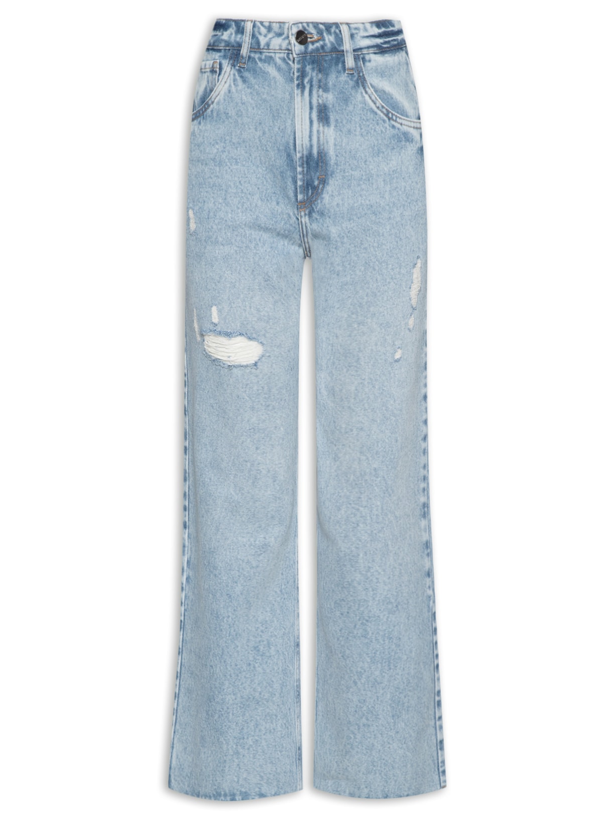 Calça Feminina Straight Carla - Azul