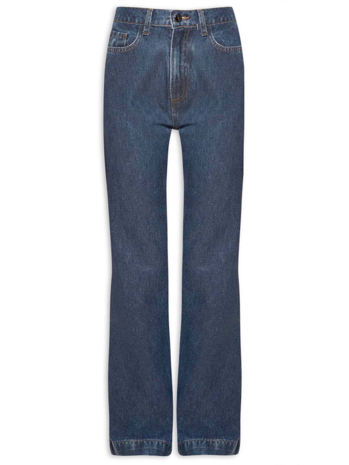 Calça Feminina Straight Yoyo Azul Le Lis