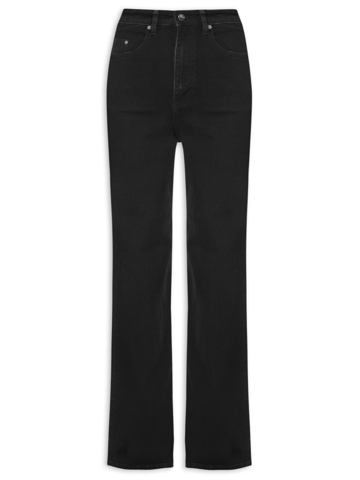 Calça Feminina Stretch Denim Andi - Preto