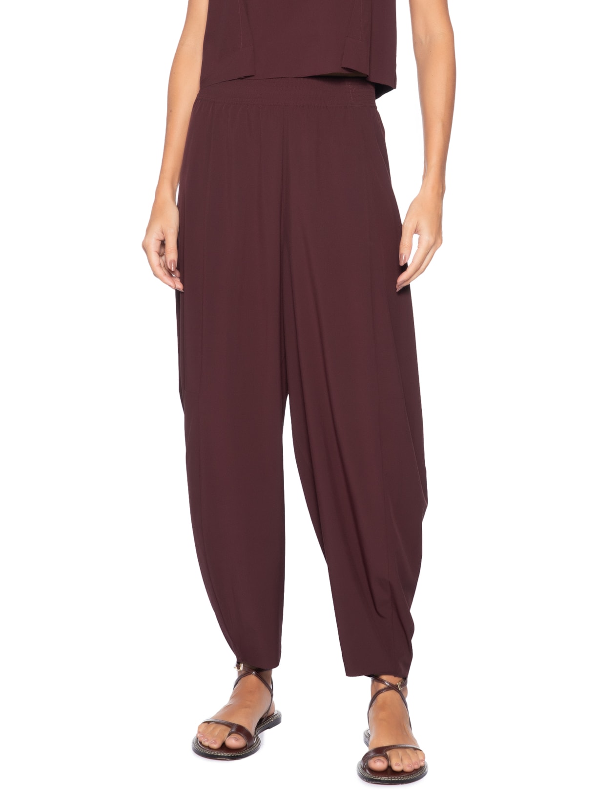 Calça Feminina Superlight Baloon Vermelho Osklen