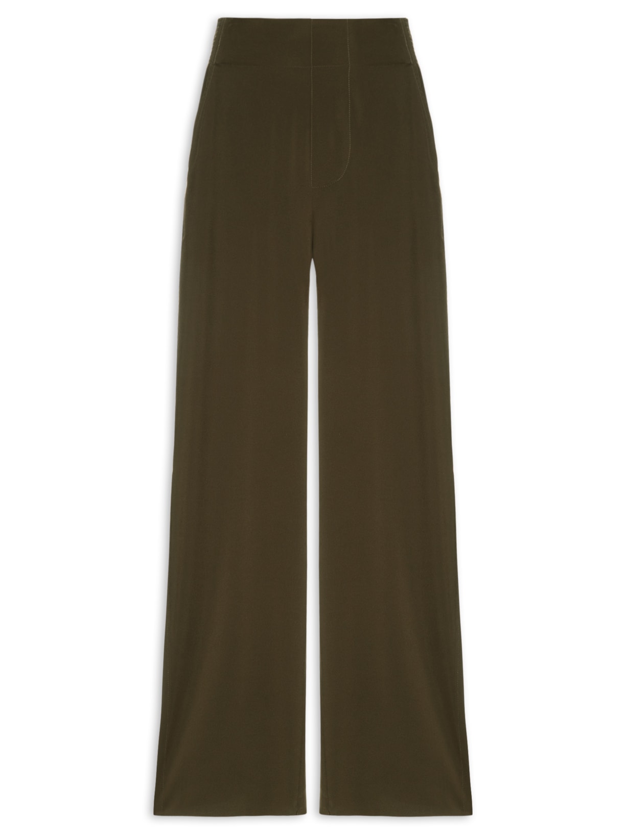 Calça Feminina Superlight Reta Marrom Osklen