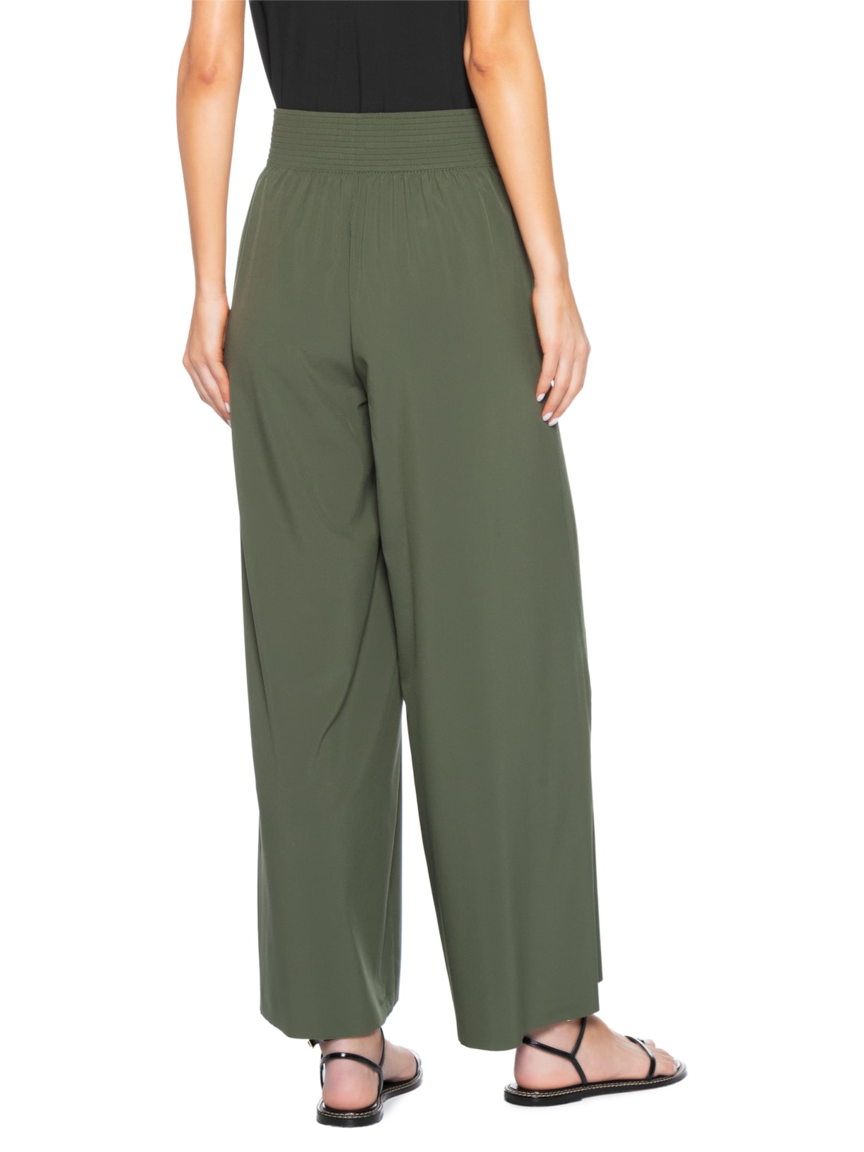Calça Feminina Superlight Reta Verde Osklen