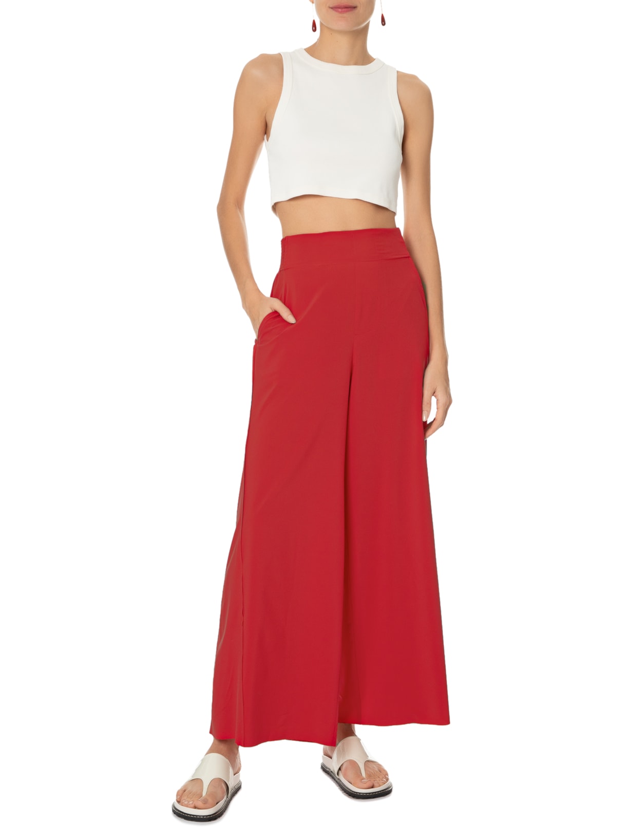 Calça Feminina Superlight Vermelho Osklen