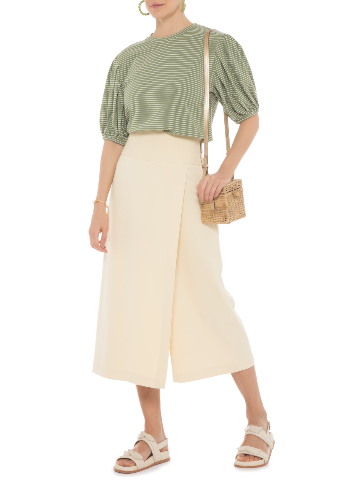 Calça Feminina Suzan Amarelo Mixed