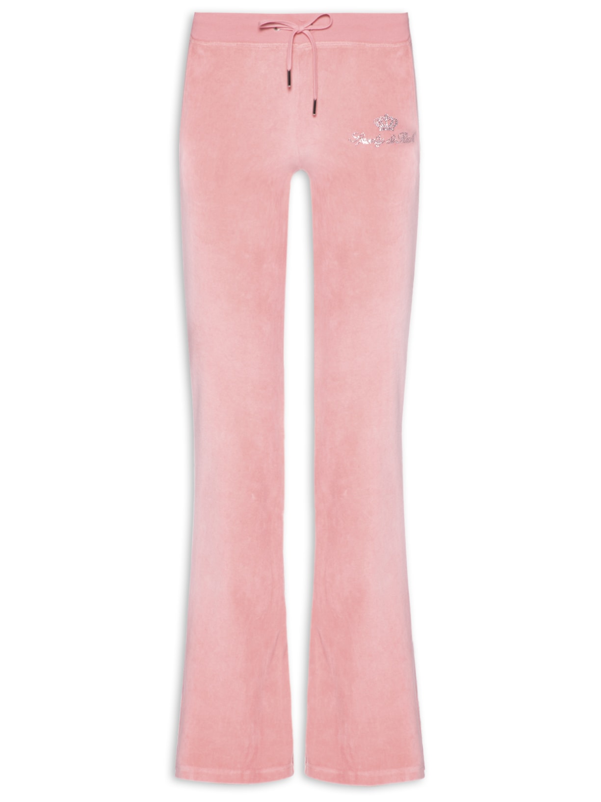 Calça Feminina Sweatpant Juicy Script Velour Rosa Sporty & Rich