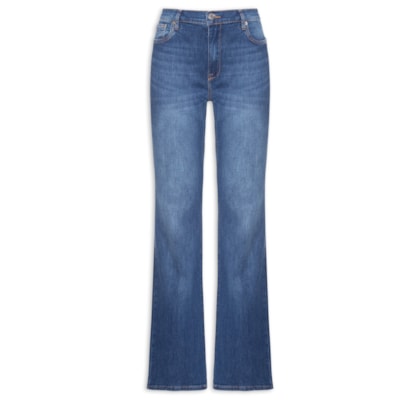 Calça Feminina Sylvia High Flare - Azul