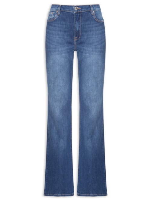 Calça Feminina Sylvia High Flare - Azul