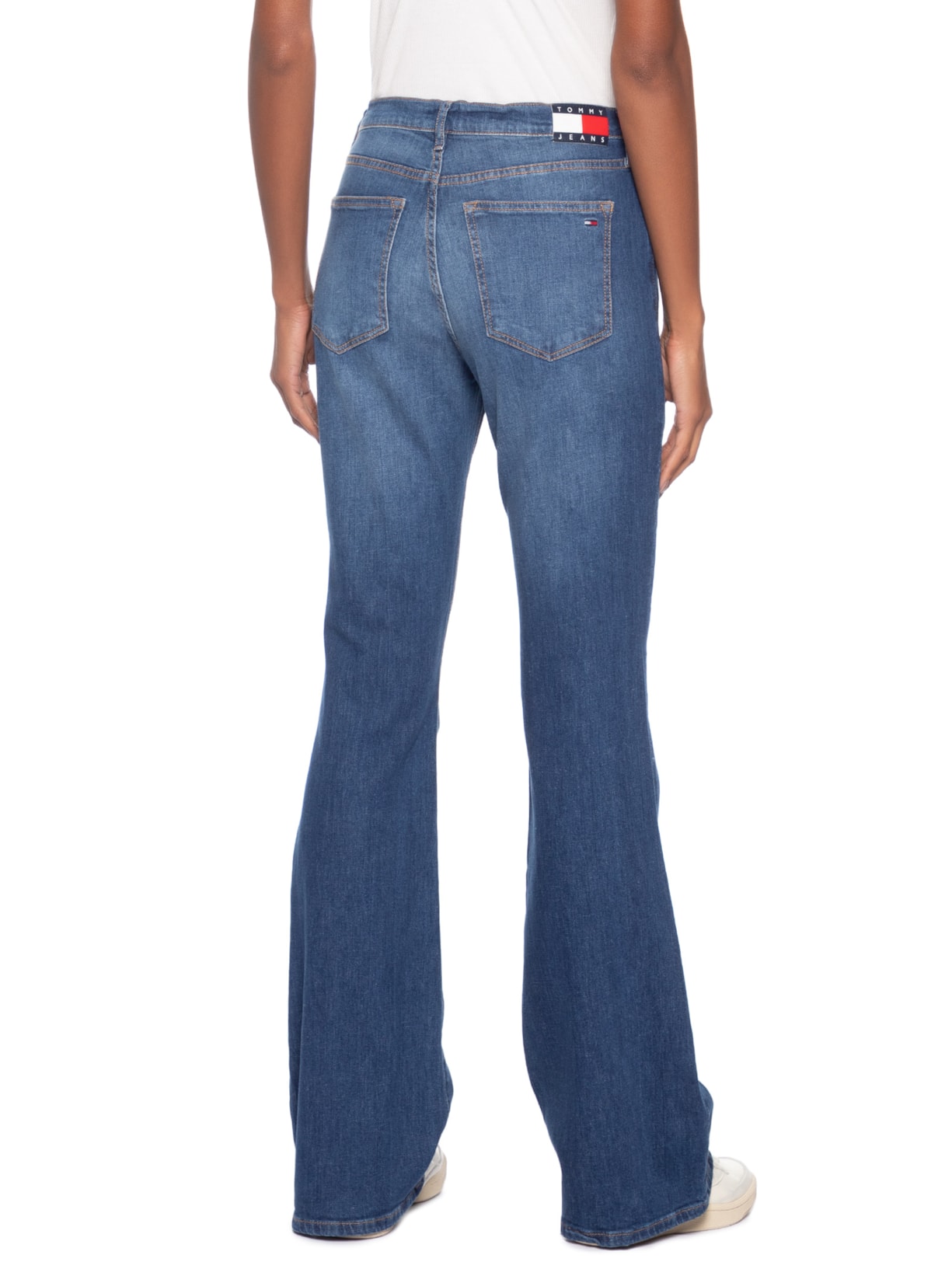Calça Feminina Sylvia High Flare Azul Tommy Jeans