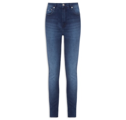 Calça Feminina Sylvia High Skinny - Azul