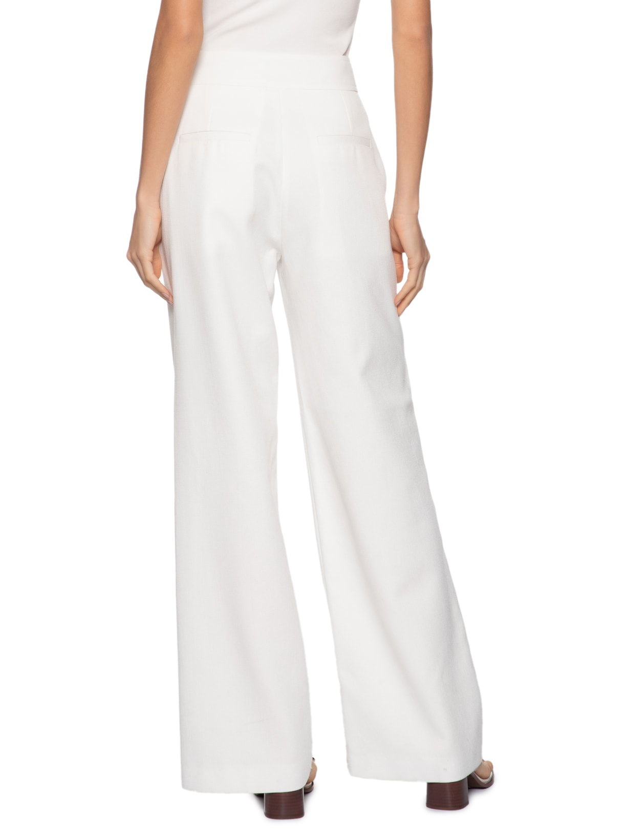 Calça Feminina Sylvie Branca Carol Bassi