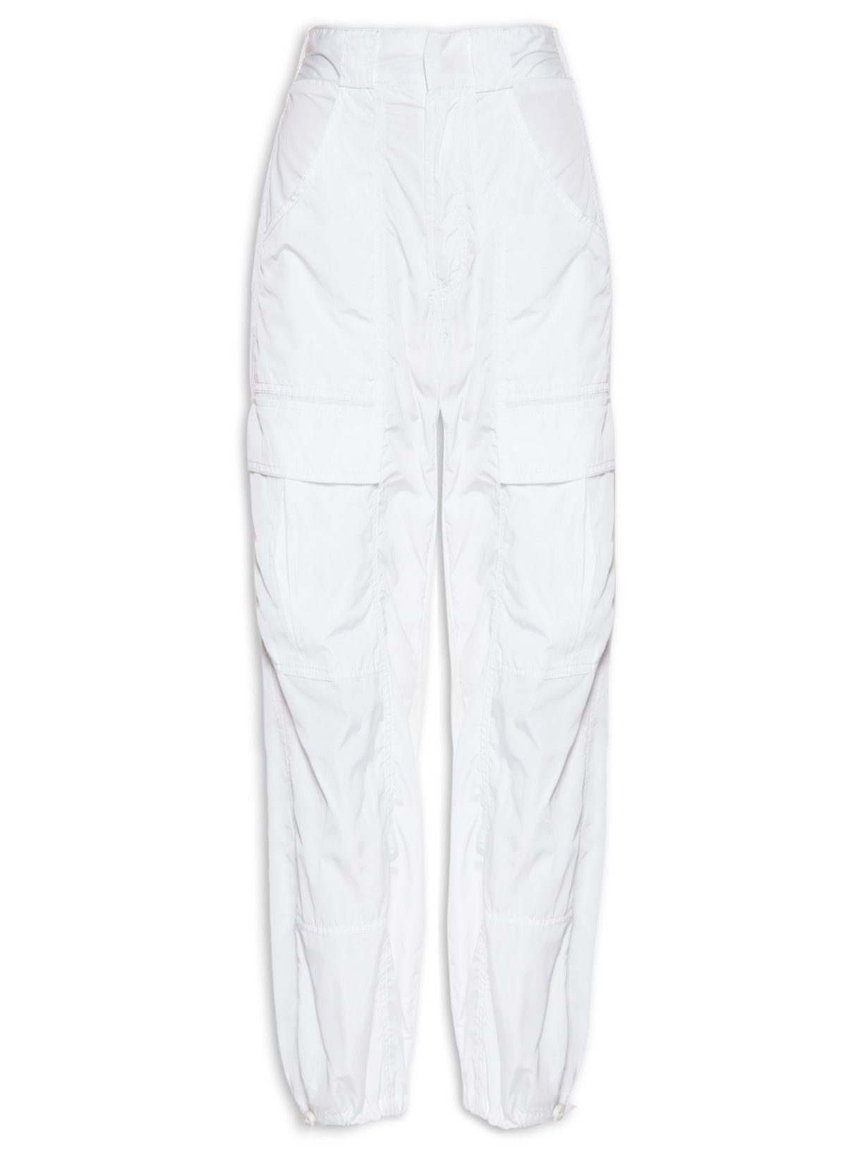 Calça Feminina Tactel Cargo - Branco