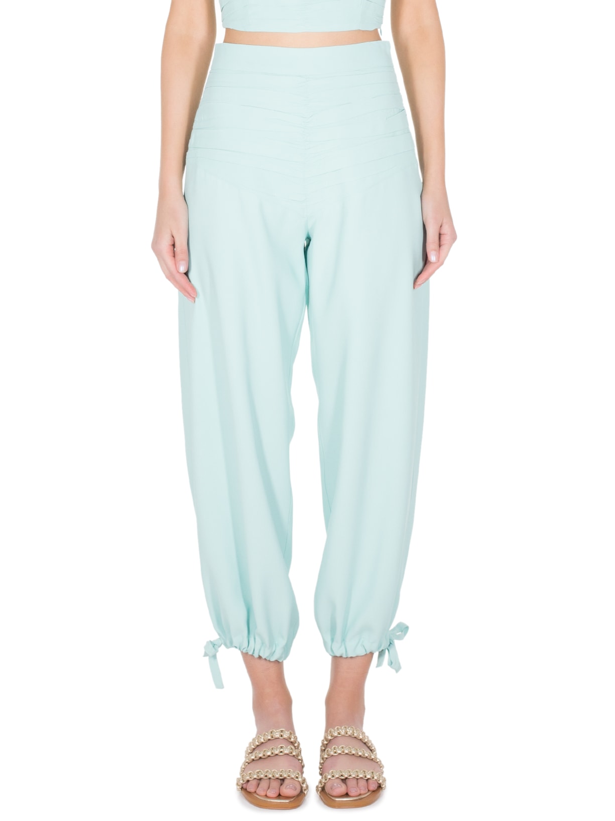 Calça Feminina Tamil Azul Carol Bassi