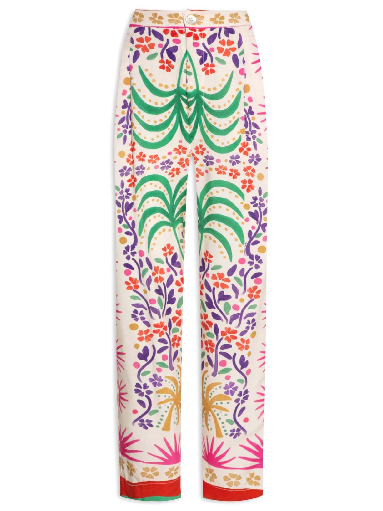 Calça Feminina Tarde De Verão - Off White