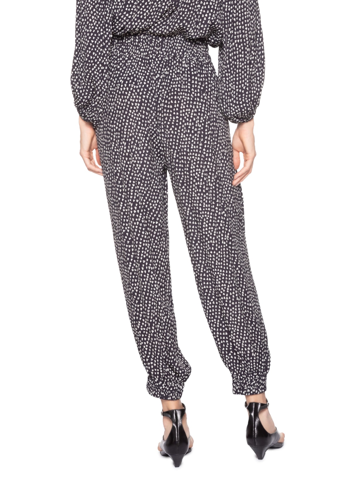 Calça Feminina Textura Palheta Preto Animale