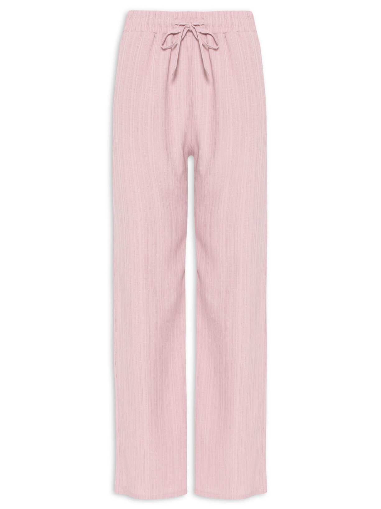 Calça Feminina Texturizada Com Bolso - Rosa
