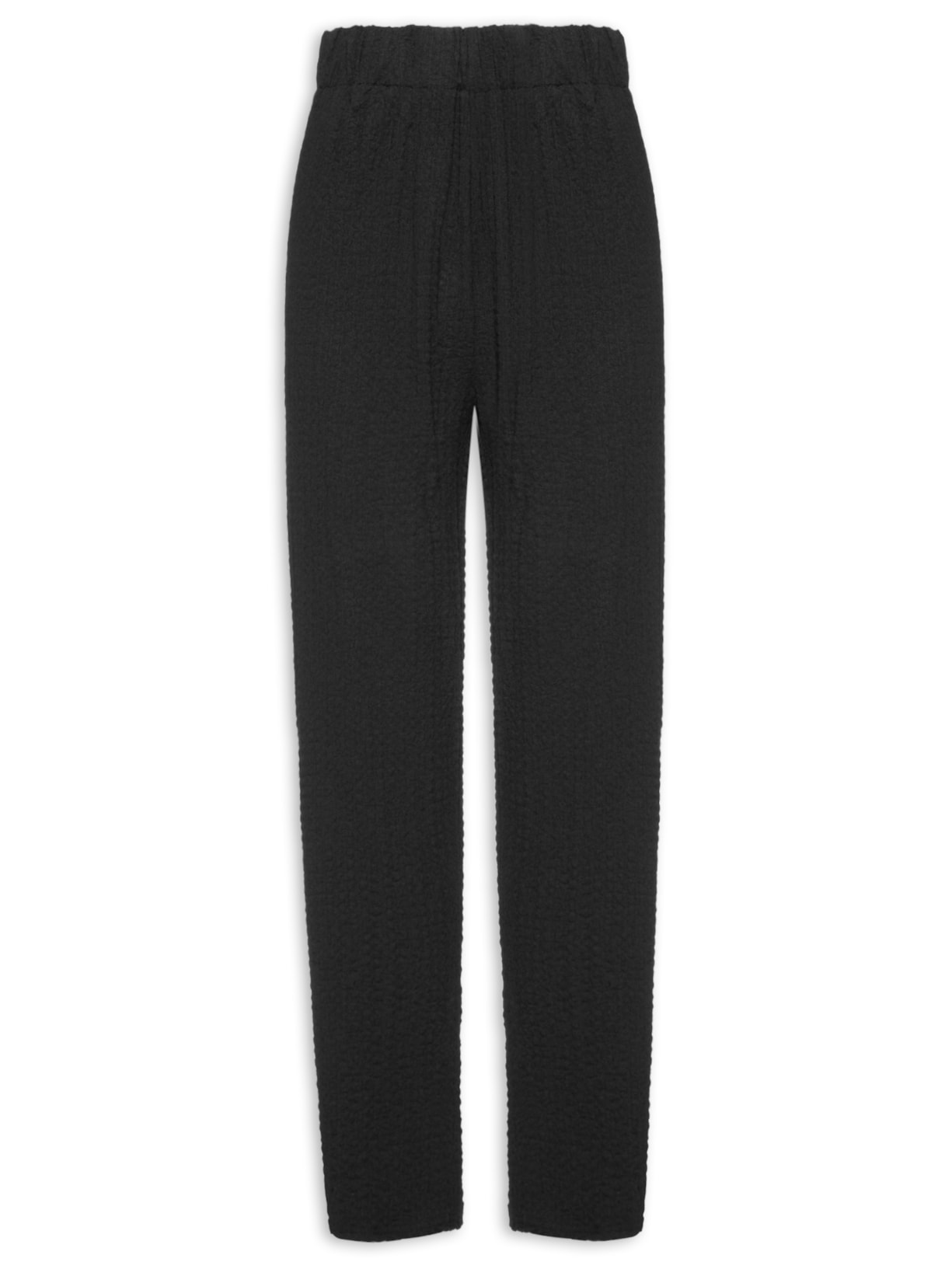 Calça Feminina Texturizada - Preto