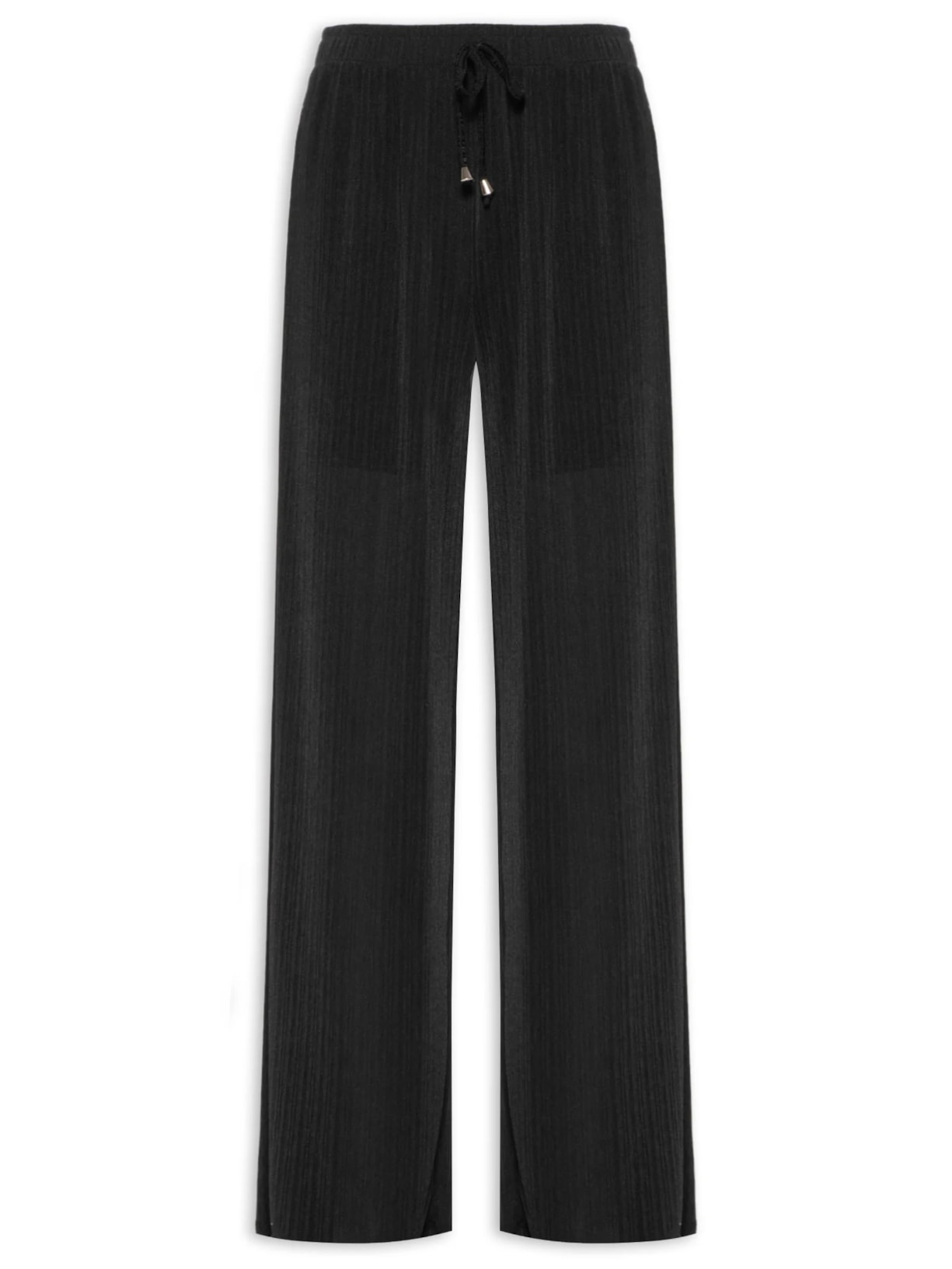 Calça Feminina Texturizada - Preto