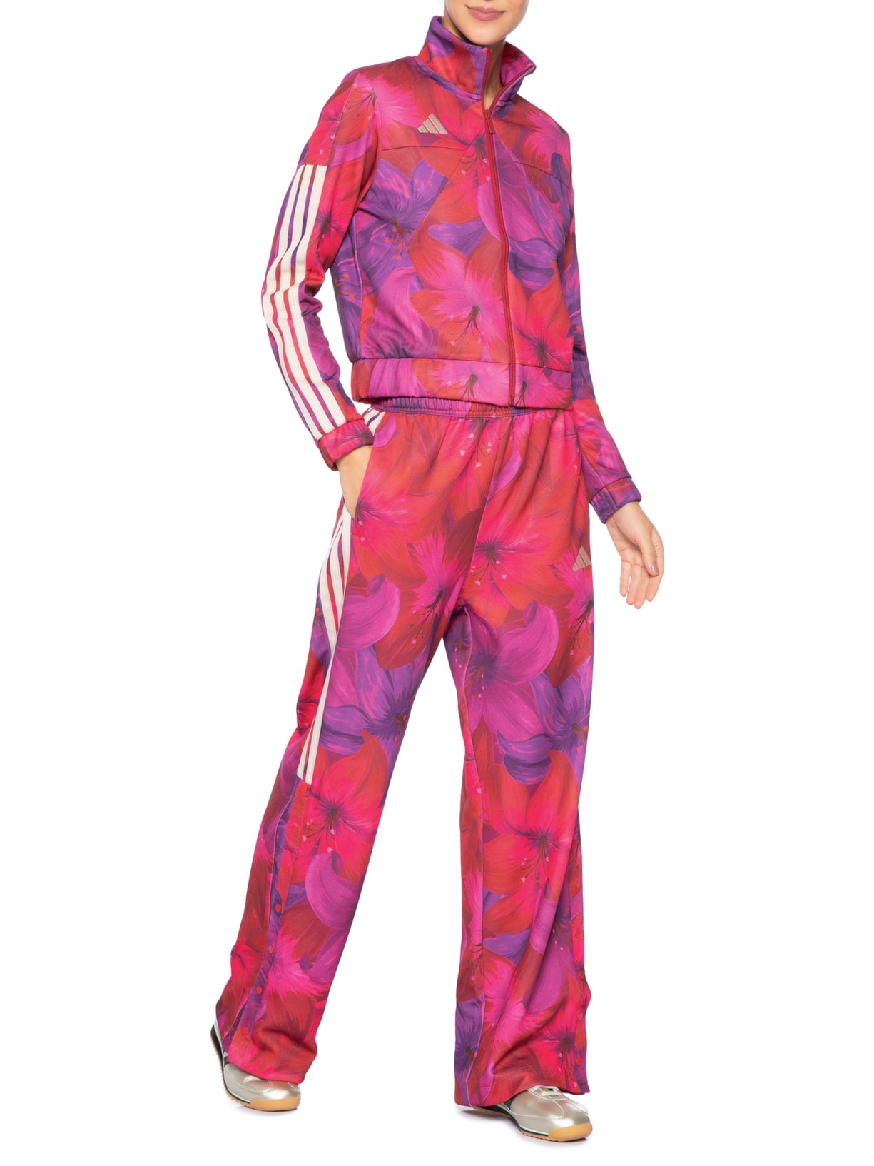 Calça Feminina Tiro TP Rosa Adidas + Farm