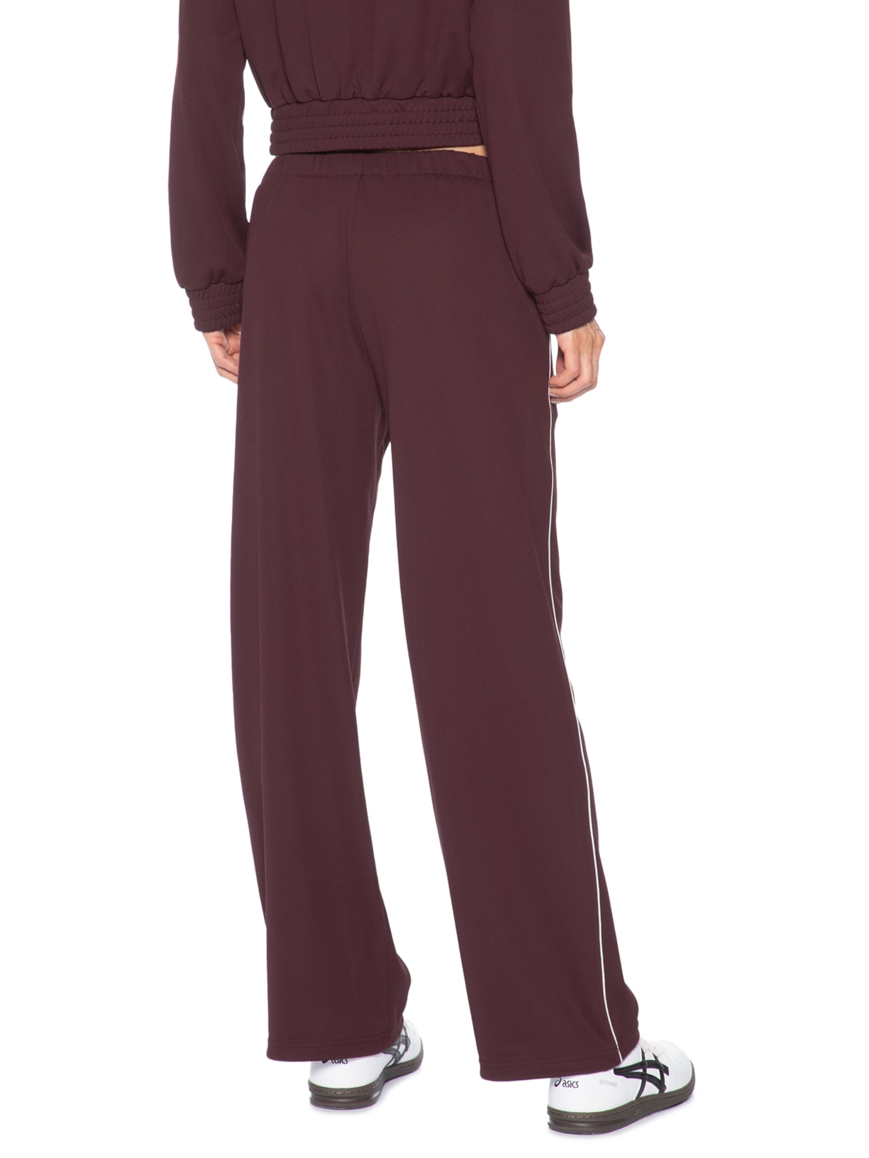 Calça Feminina Track Signature Logo Retrô Vermelho Sporty & Rich