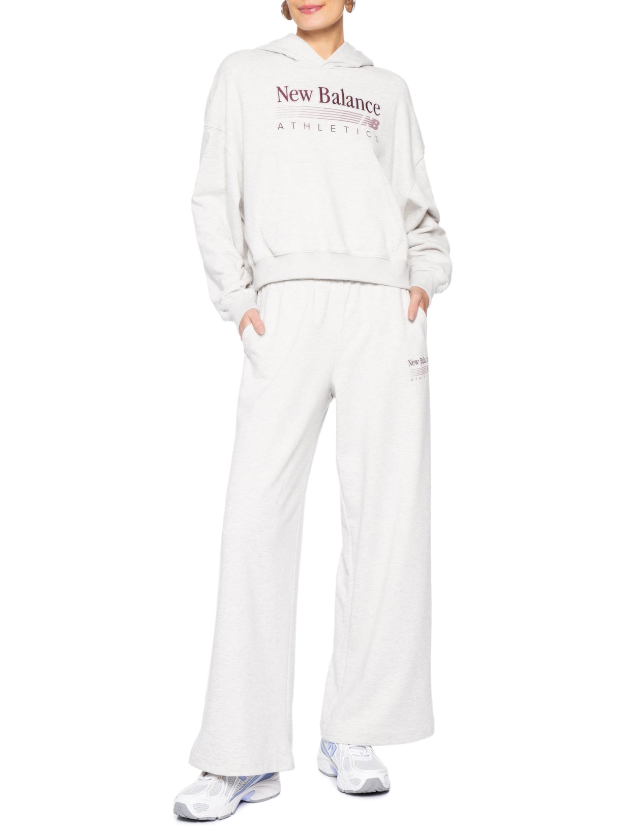 Calça Feminina Trackside Cinza New Balance