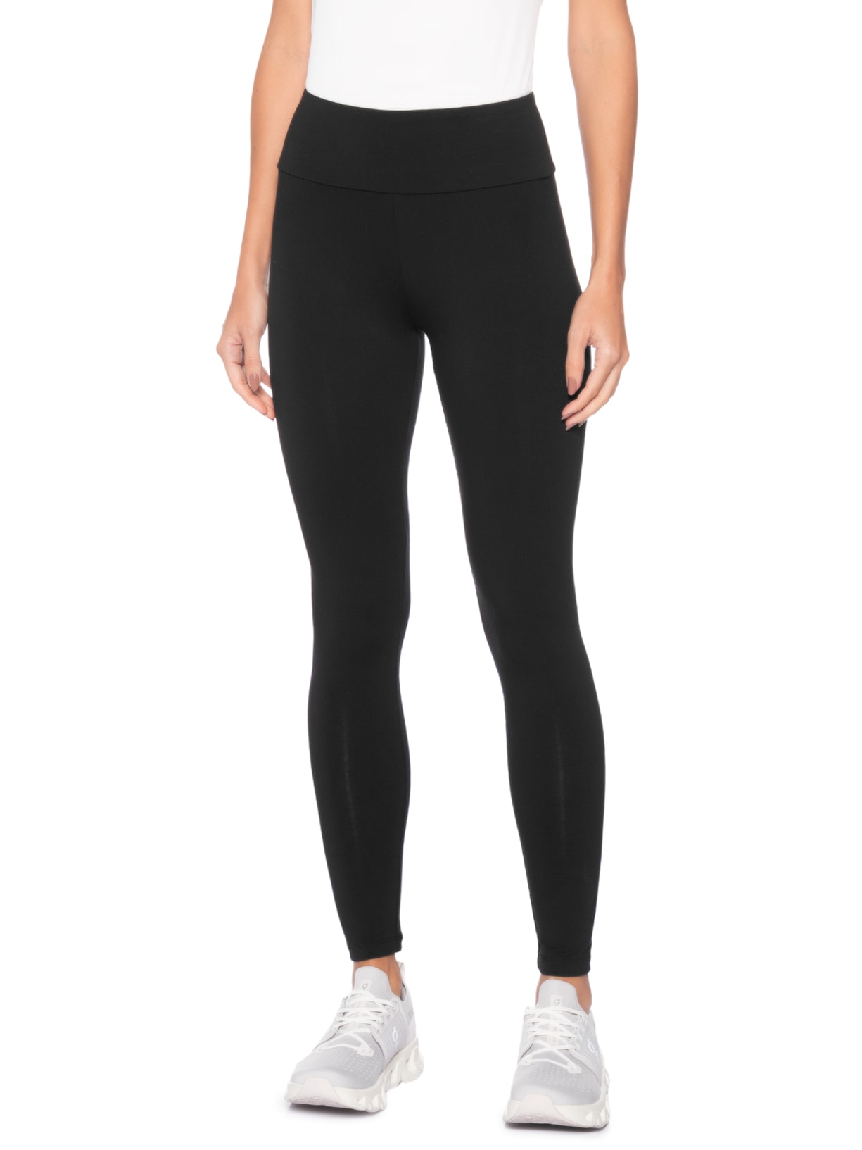 Calça Feminina Train Core Lady Leggings Preto Ea7 Emporio Armani