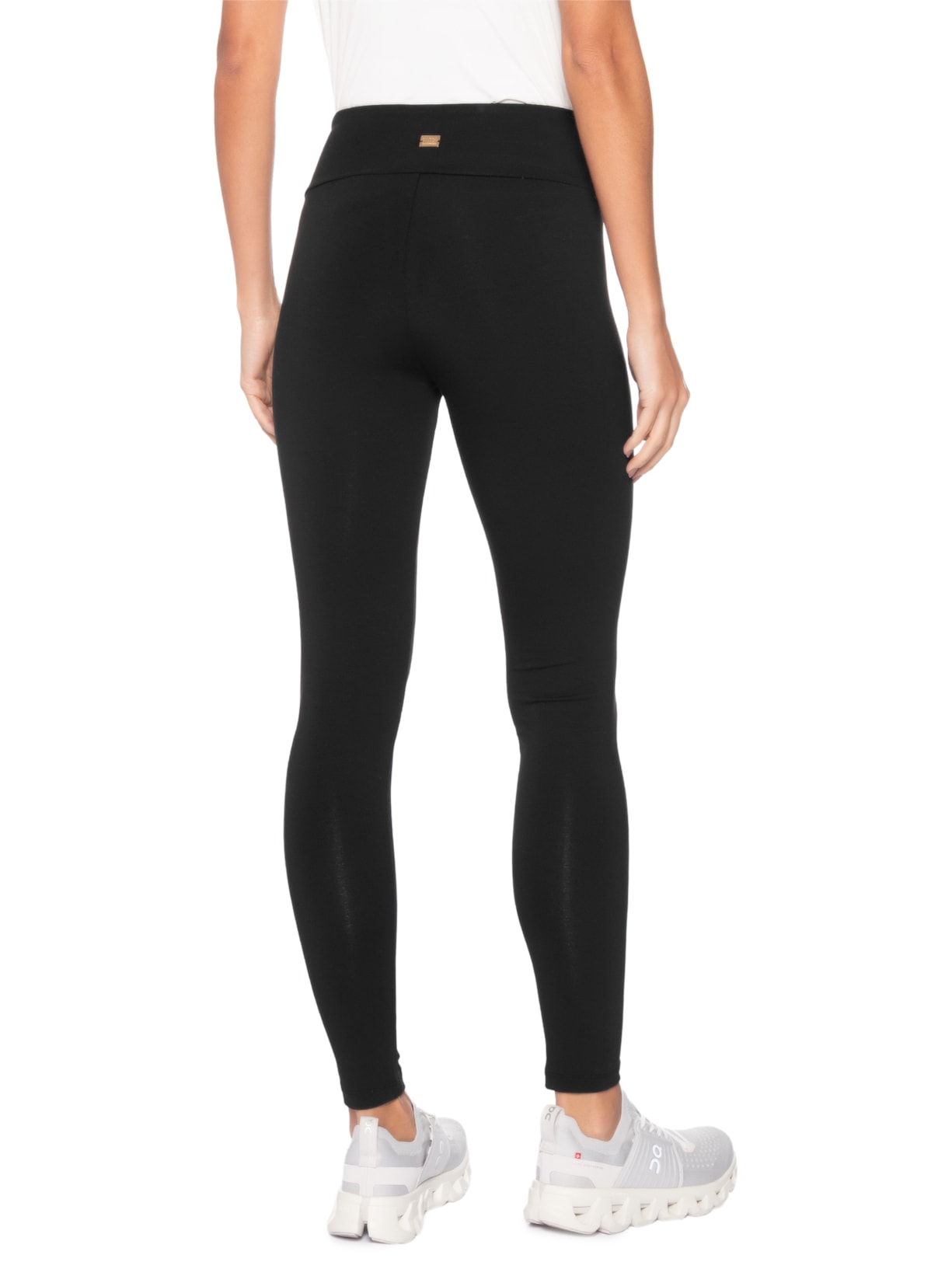 Calça Feminina Train Core Lady Leggings Preto Ea7 Emporio Armani