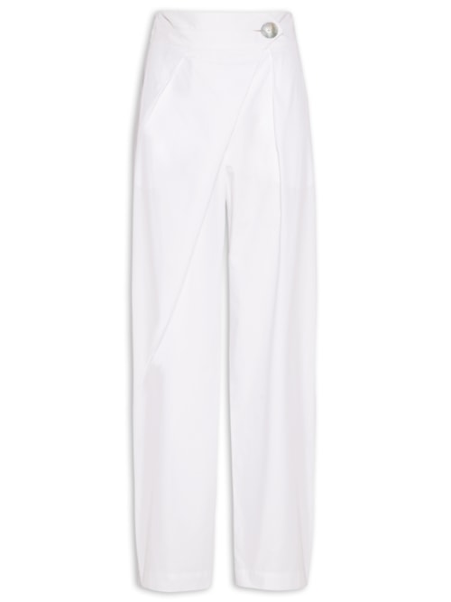 Calça Feminina Tricoline Tech Alice - Off White