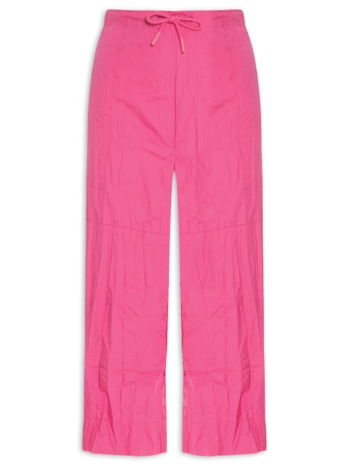 Calça Feminina Tricoline Wrinkled - Rosa