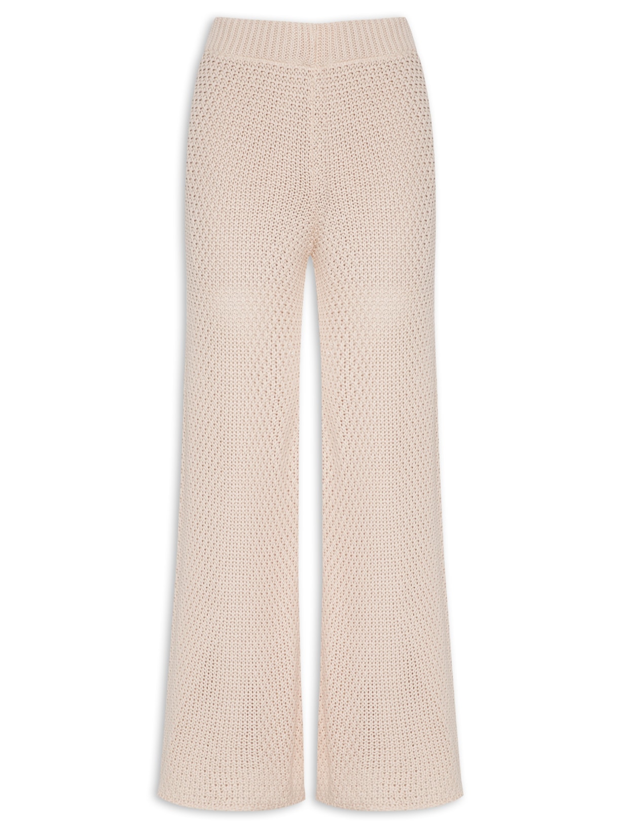 Calça Feminina Tricot Bege Dress To