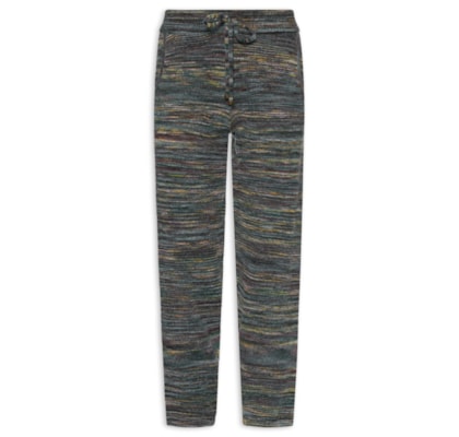 Calça Feminina Tricot Blurred - Azul