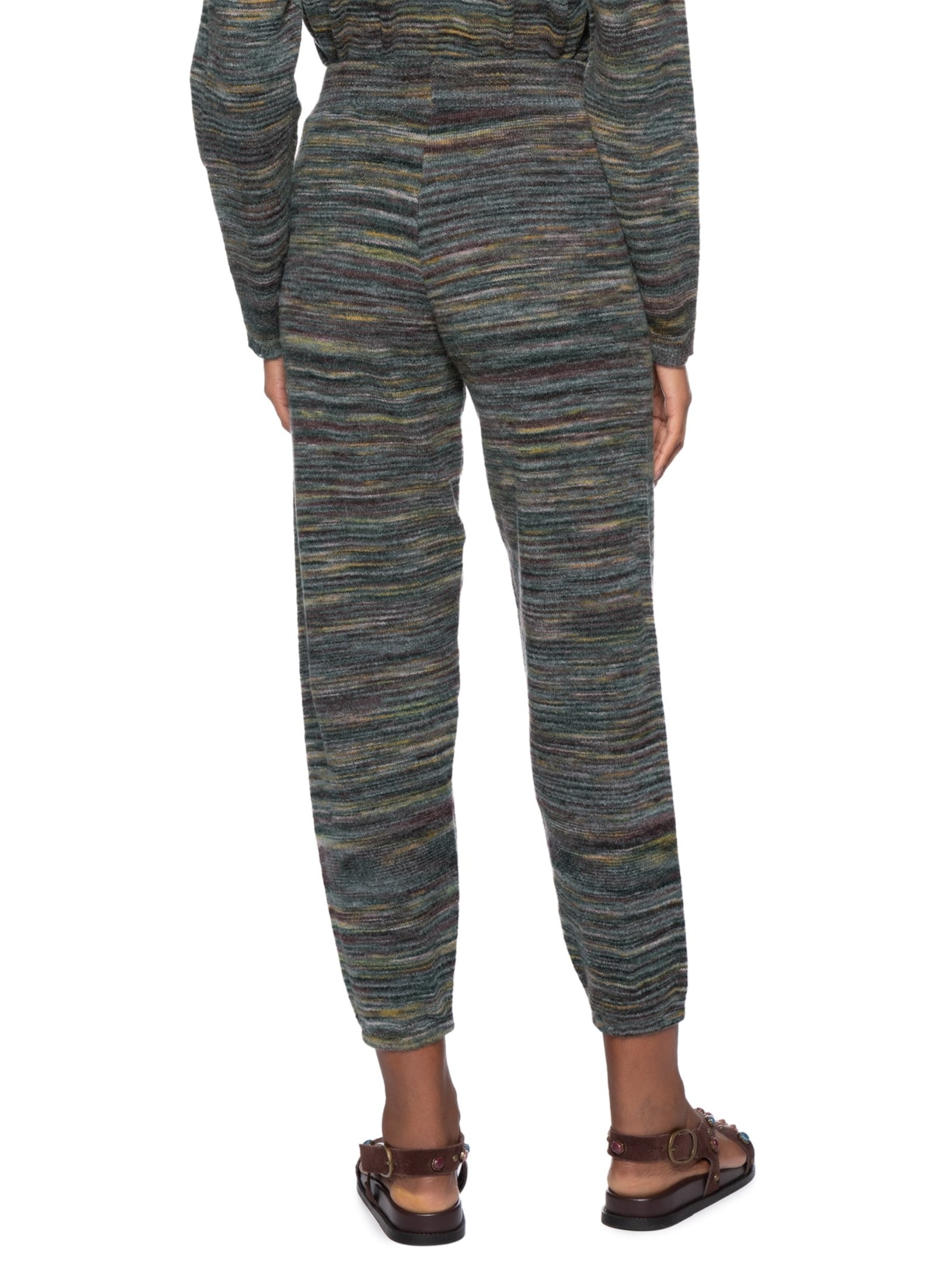 Calça Feminina Tricot Blurred Azul Maria Filó