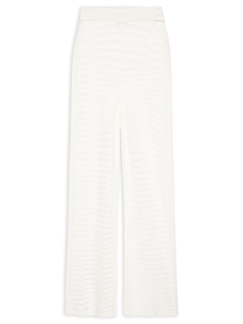 Calça Feminina Tricot - Branco
