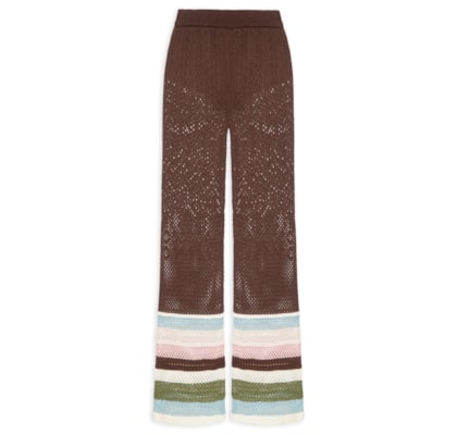 Calça Feminina Tricot Cacau - Marrom