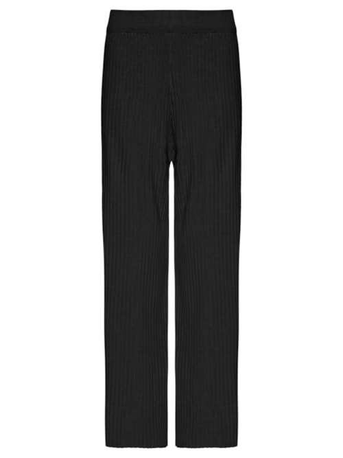 Calça Feminina Tricot Canelada - Preto