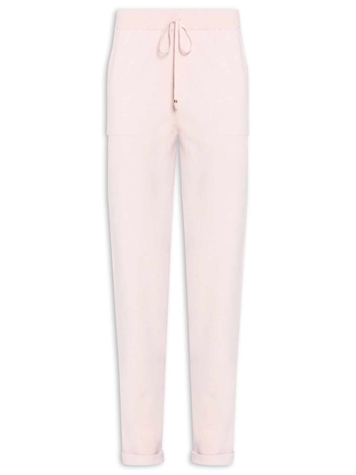 Calça Feminina Tricot Com Barra Italiana Rosa Anselmi
