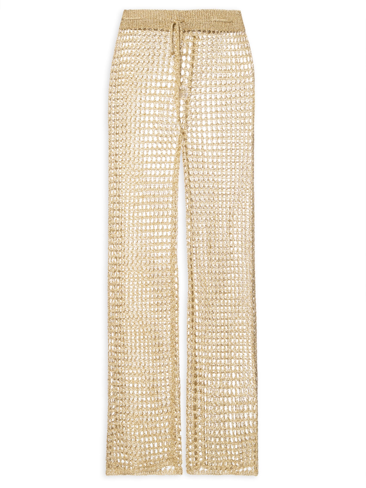 Calça Feminina Tricot - Dourado