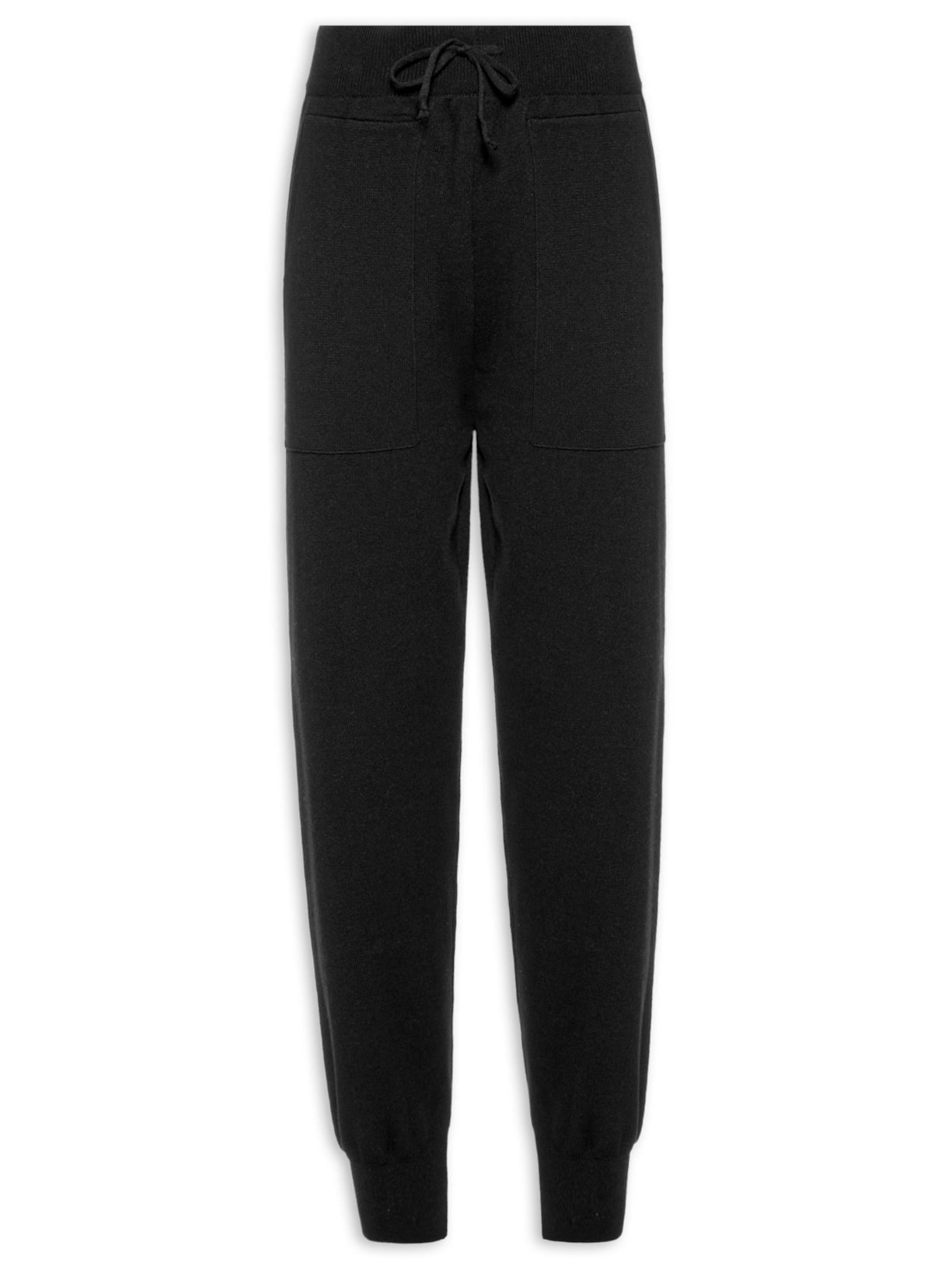 Calça Feminina Tricot Jogger - Preto