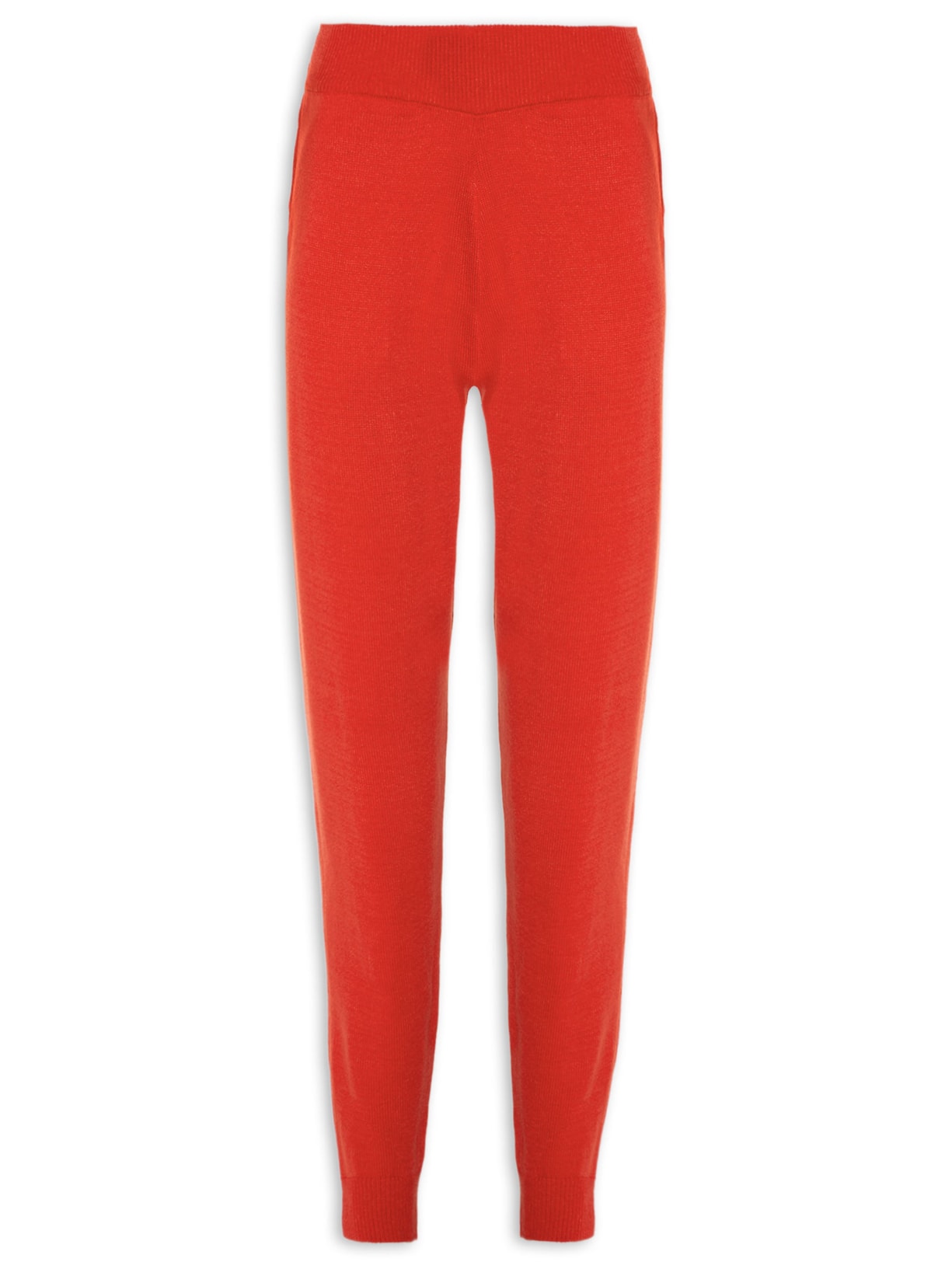 Calça Feminina Tricot Jogging Crisp - Vermelho